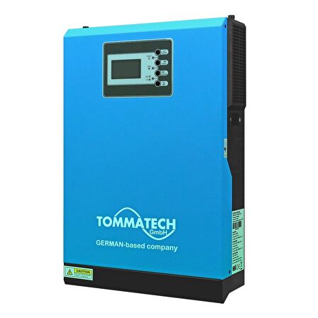 TommaTech New 5K 48V MPPT 1Faz Akıllı İnverter Çevirici İnvertör